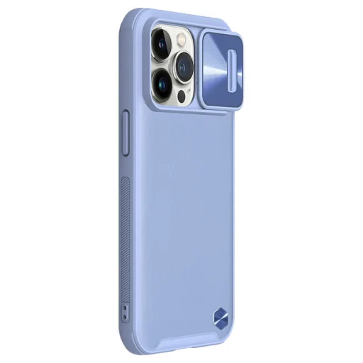 iPhone 13 Pro Nillkin CamShield Leather tok lila - 4