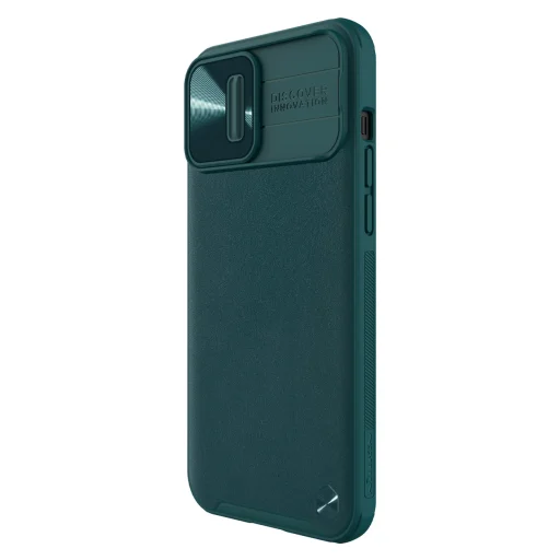 iPhone 13 Pro Max Nillkin CamShield Leather tok zöld - 6