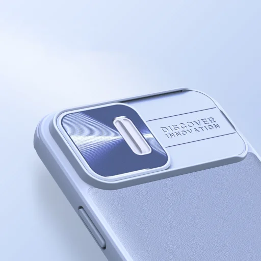 iPhone 13 Pro Max Nillkin CamShield Leather tok zöld - 8