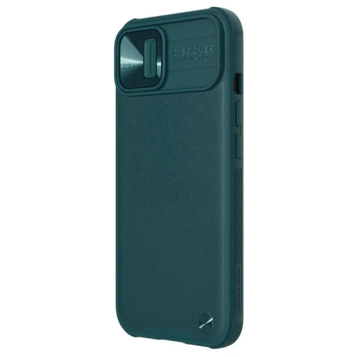 iPhone 13 Nillkin CamShield Leather tok zöld - 3