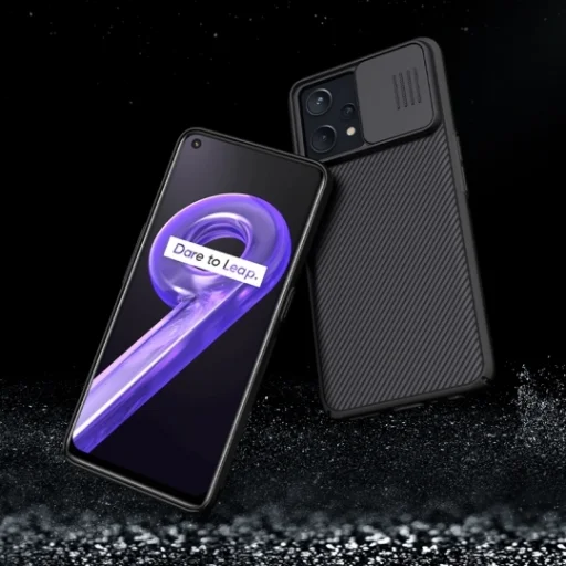 Realme 9 5G/9 Pro Nillkin CamShield tok fekete - 4