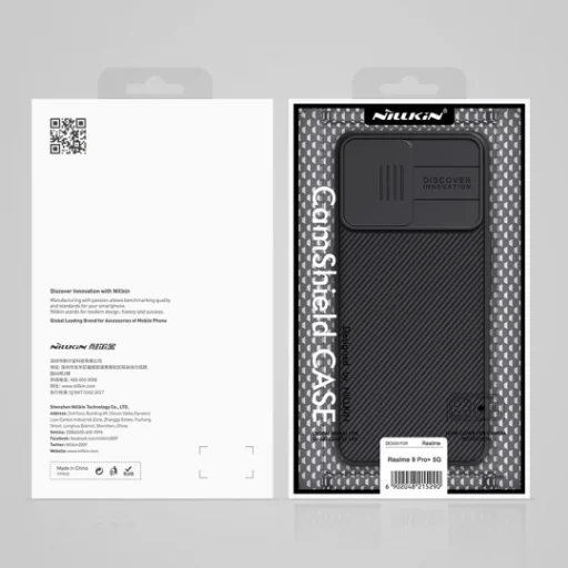 Realme 9 5G/9 Pro Nillkin CamShield tok fekete - 2