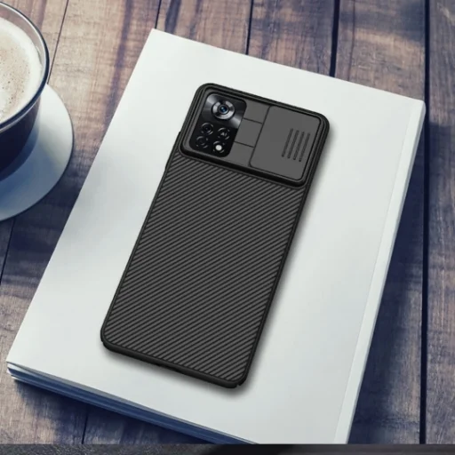 Xiaomi Poco X4 Pro 5G Nillkin CamShield tok fekete - 12