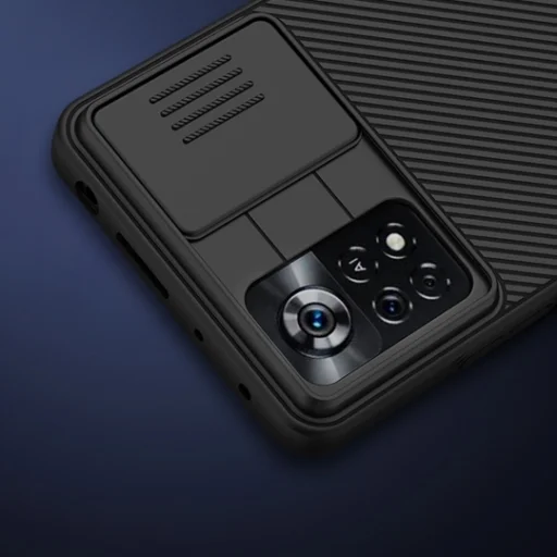 Xiaomi Poco X4 Pro 5G Nillkin CamShield tok fekete - 2