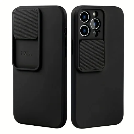 iPhone 13 Pro Max Camshield Soft tok fekete Alphajack - 1