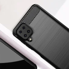 Samsung Galaxy A13 4G Forcell carbon mintás tok fekete