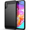 Samsung Galaxy A70/ A70s Forcell carbon mintás tok fekete