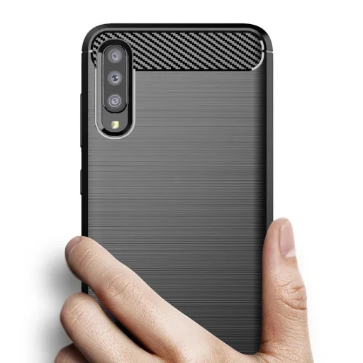 Samsung Galaxy A70/ A70s Forcell carbon mintás tok fekete - 11