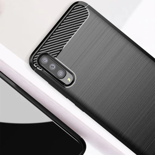 Samsung Galaxy A70/ A70s Forcell carbon mintás tok fekete - 14