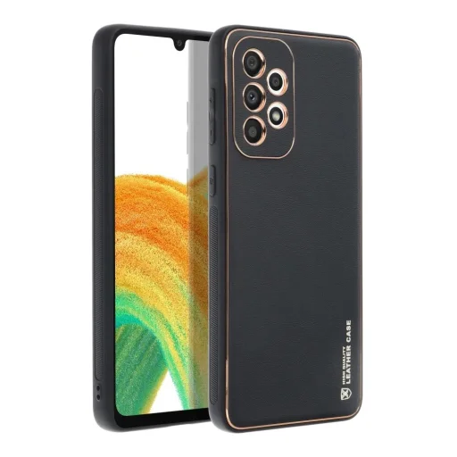 Samsung Galaxy A33 5G Forcell Eco Bőr tok fekete - 2