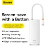 Baseus Adapter HUB - Type C - 2xUSB3.0 + Type C + HDMI 4K + SD + microSD - PD 100W (WKQX050102) fehér thumbnail