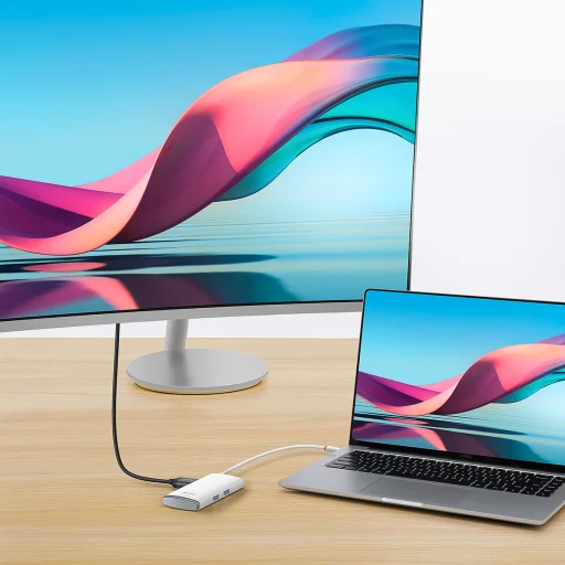 Baseus Adapter HUB - Type C - 2xUSB3.0 + Type C + HDMI 4K + SD + microSD - PD 100W (WKQX050102) fehér - 13