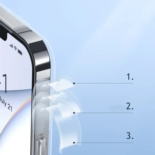 iPhone 13 Pro Baseus Frosted Glass tok átlátszó (ARWS000102) - 8