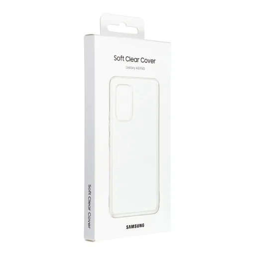 Samsung Galaxy A33 5G Samsung Soft Clear gyári szilikon tok átlátszó (EF-QA336TTEGWW) - 1