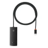 Baseus Adapter HUB - Type C - 4xUSB3.0 - 1m (WKQX030401) fekete thumbnail