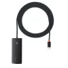 Baseus Adapter HUB - Type C - 4xUSB3.0 - 2m (WKQX030501) fekete thumbnail