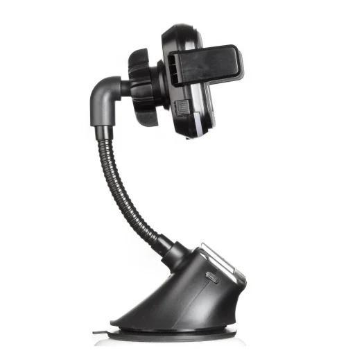 4 az 1-ben Autós Tartó (FM transmitter + Vezeték nélküli Töltő + Kihangosító) MP3TR FM-09 - 2