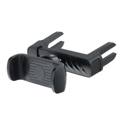 Kerek Szellőzőre Szerelhető Autós Tartó fekete - 4