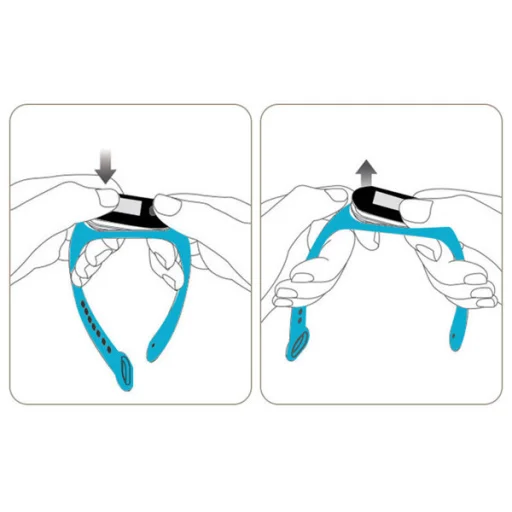 Xiaomi Smart Band 7 szilikon óraszíj lila - 2