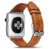 Apple Watch Watch 8/7/6/5/4/3/2/SE (41/40/38mm) iCarer valódi bőr óraszíj Barna (RIW103-OG) thumbnail