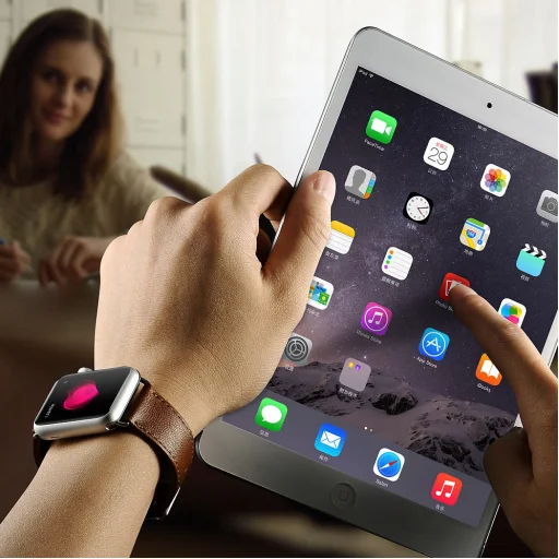 Apple Watch Watch 8/7/6/5/4/3/2/SE (41/40/38mm) iCarer valódi bőr óraszíj sötétbarna (RIW103-CO) - 3