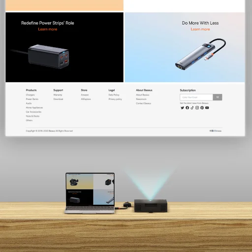 Baseus HDMI - VGA + 3.5mm aux átalakító adapter (WKQX010101) fekete - 7