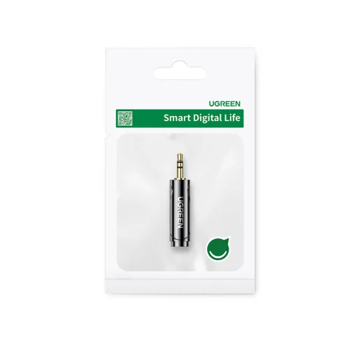 Ugreen 3.5mm  audio adapter átalakító 6.35mm mini jack csatlakozóhoz (AV168) szürke - 12