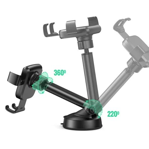 Ugreen Gravitációs Műszerfalra Szerelhető Autós tartó fekete (LP200 60990B) - 5