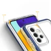 Samsung Galaxy A33 5G Clear Gel átlátszó tok kék kerettel thumbnail