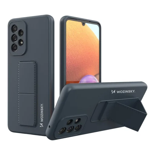 Samsung Galaxy A33 5G Wozinsky Kickstand flexibilis szilikon tok tengerészkék - 1