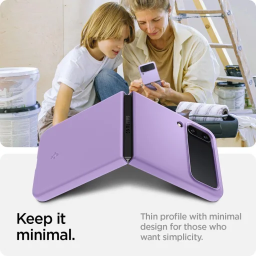 Samsung Galaxy Z Flip 4 Spigen AirSkin tok lila (ACS05173) - 2