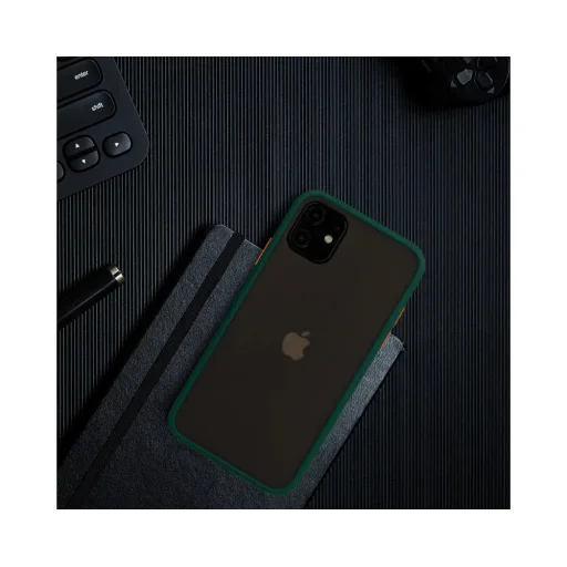 Xiaomi 12 Pro Vennus Color Button Matt Bumper tok zöld - 8