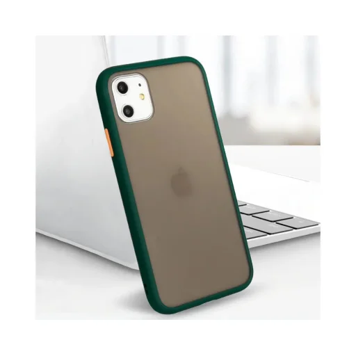 Xiaomi 12 Pro Vennus Color Button Matt Bumper tok zöld - 9