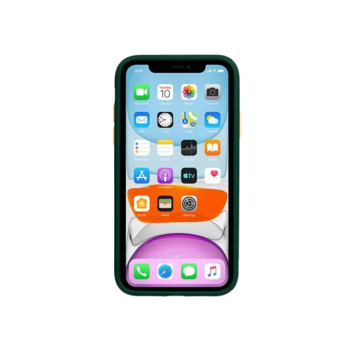 Xiaomi 12 Pro Vennus Color Button Matt Bumper tok zöld - 4