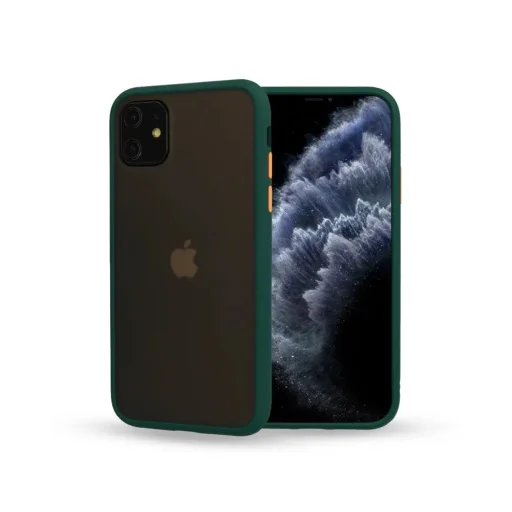 Xiaomi 12 Pro Vennus Color Button Matt Bumper tok zöld - 1