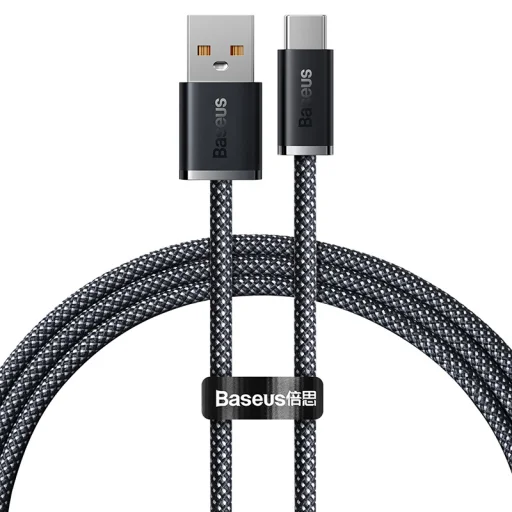 Baseus USB - USB Type C kábel 100W 5A 1m szürke (CALD000616) - 1