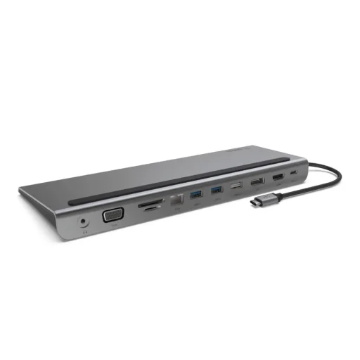 Belkin CONNECT USB-C 11 az 1-ben Multiport Dock, HUB elosztó adapter (INC004btSGY) - 3