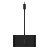 Belkin USB-C Multimédia + töltőadapter, HUB elosztó (ETHERNET - HDMI - VGA - USB-A) (100W PD) fekete (AVC004BTBK) thumbnail