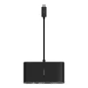 Belkin USB-C Multimédia + töltőadapter, HUB elosztó (ETHERNET - HDMI - VGA - USB-A) (100W PD) fekete (AVC004BTBK) thumbnail