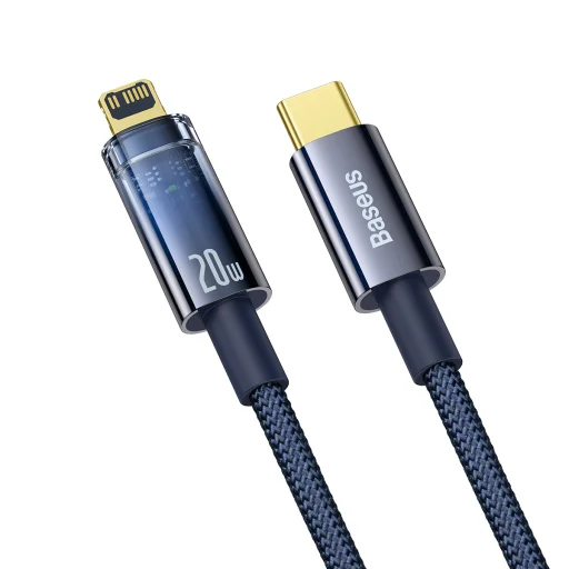Baseus USB Type C - Lightning kábel 20W 1m (CATS000003) kék - 2