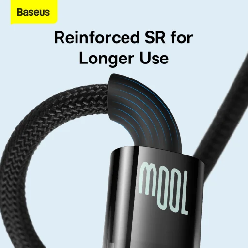 Baseus USB - USB Type C kábel 100W 6A 2m (CATS000301) fekete - 6