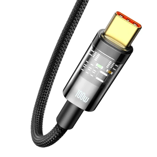 Baseus USB - USB Type C kábel 100W 6A 2m (CATS000301) fekete - 11