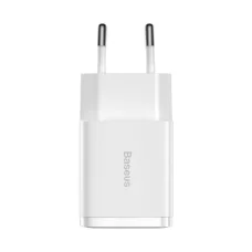 Baseus Compact hálózati töltő 2XUSB - 10.5W (CCXJ010202) fehér