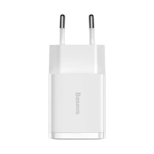 Baseus Compact hálózati töltő 2XUSB - 10.5W (CCXJ010202) fehér - 1