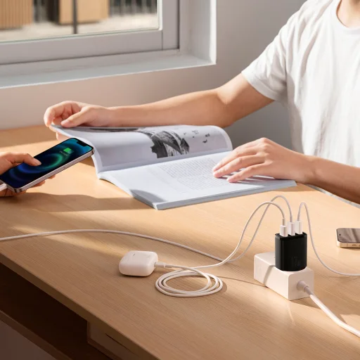 Baseus Compact hálózati töltő 3XUSB - 17W (CCXJ020101) fekete - 8