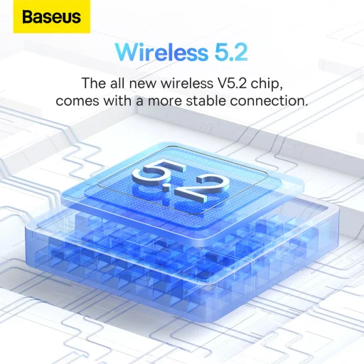 Baseus BOWIE P1 vezeték nélküli Bluetooth fülhallgató (NGPB000001) fekete - 9