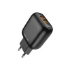 Jellico AC töltő adapter C33 2.4A 2xUSB fekete thumbnail