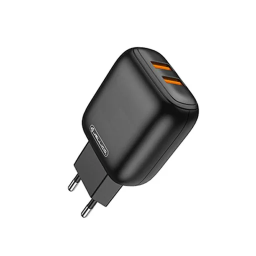 Jellico AC töltő adapter C33 2.4A 2xUSB fekete - 1