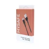 MySafe USB-Lightning kábel 1m fekete thumbnail