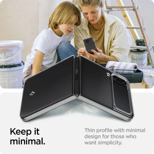 Samsung Galaxy Z Flip 4 Spigen Airskin tok átlátszó - 14